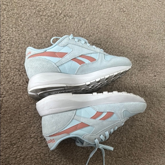 Reebok Women's Light Blue & Pink Classic Sneakers - Picture 6 of 10